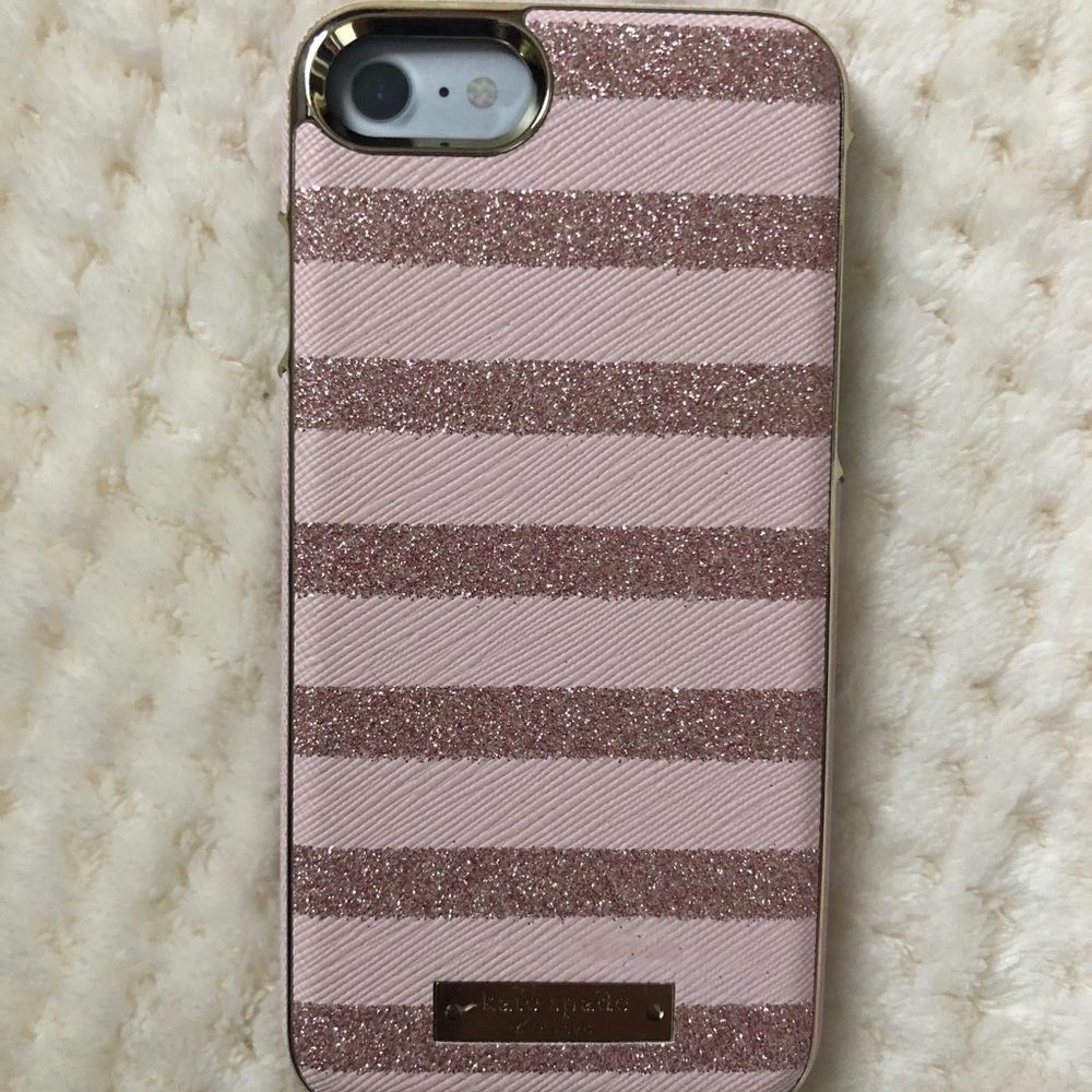 Kate Spade Pink Striped Case IPhone 7/8